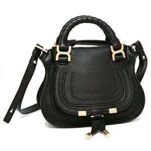 Chloe Handbag Shoulder Bag Mercy 2way Black